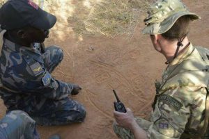 RAF Regiment personnel helping to train the Nigerian Air Force to protect its personnel and aircraft involved in counter-insurgency