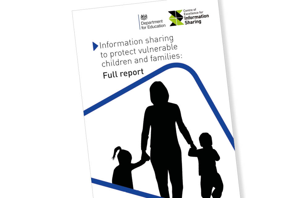 Front page of Department for Education report