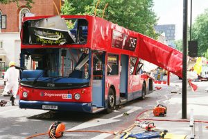 Bombed bus