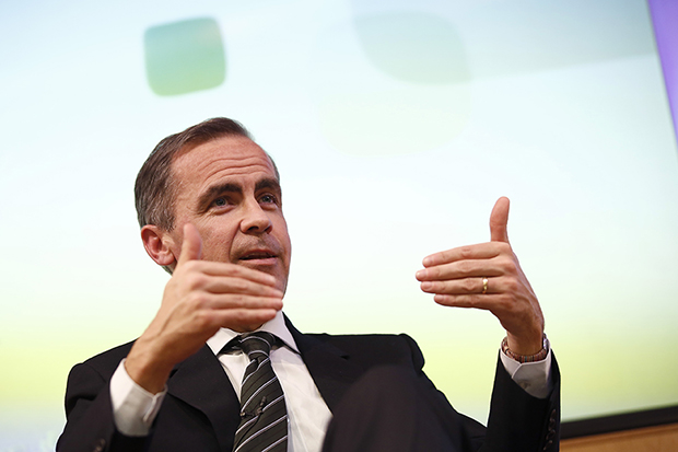 Mark Carney, Governor of the Bank of England, speaking at a news conference at the Cass Business School in London, March 2014.