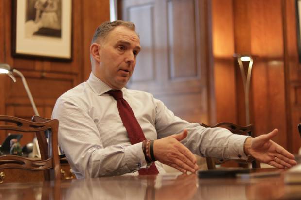 Sir Mark Sedwill, Cabinet Secretary and Head of the Civil Service, speaking during the interview